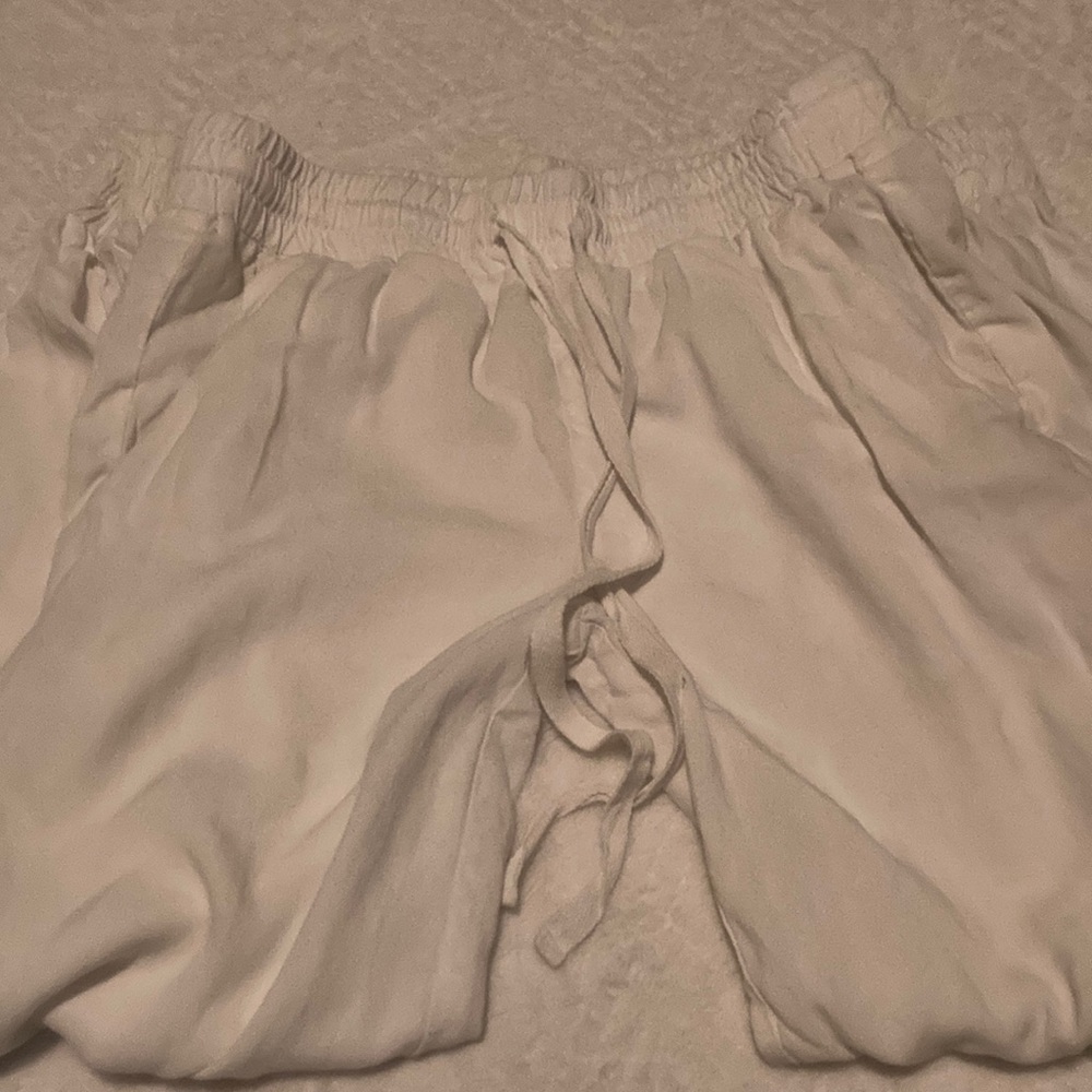 White comfy pants